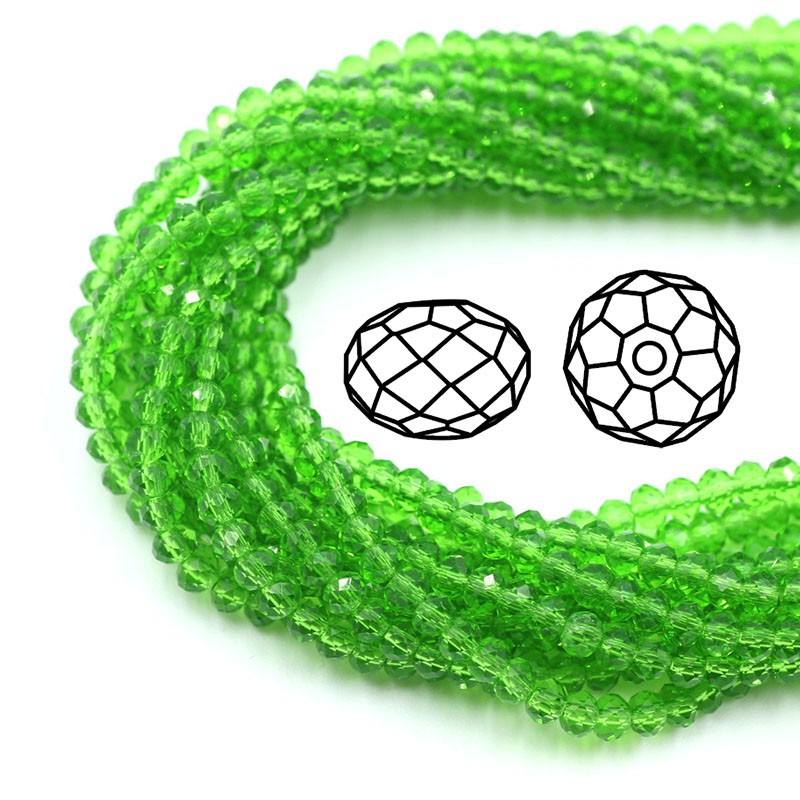 Bộ 1000 Hạt Thủy Tinh Tròn 6mm Làm Trang Sức Thủ Công