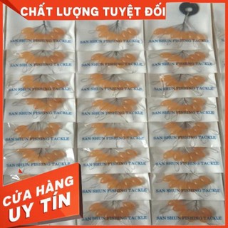 [Giá Rẻ] Combo 5 vỉ Hạt Chặn Phao Câu Cá 20 hạt PK-18