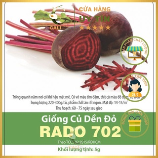 Hạt giống Củ Dền Đỏ Rado 702 (5gr)