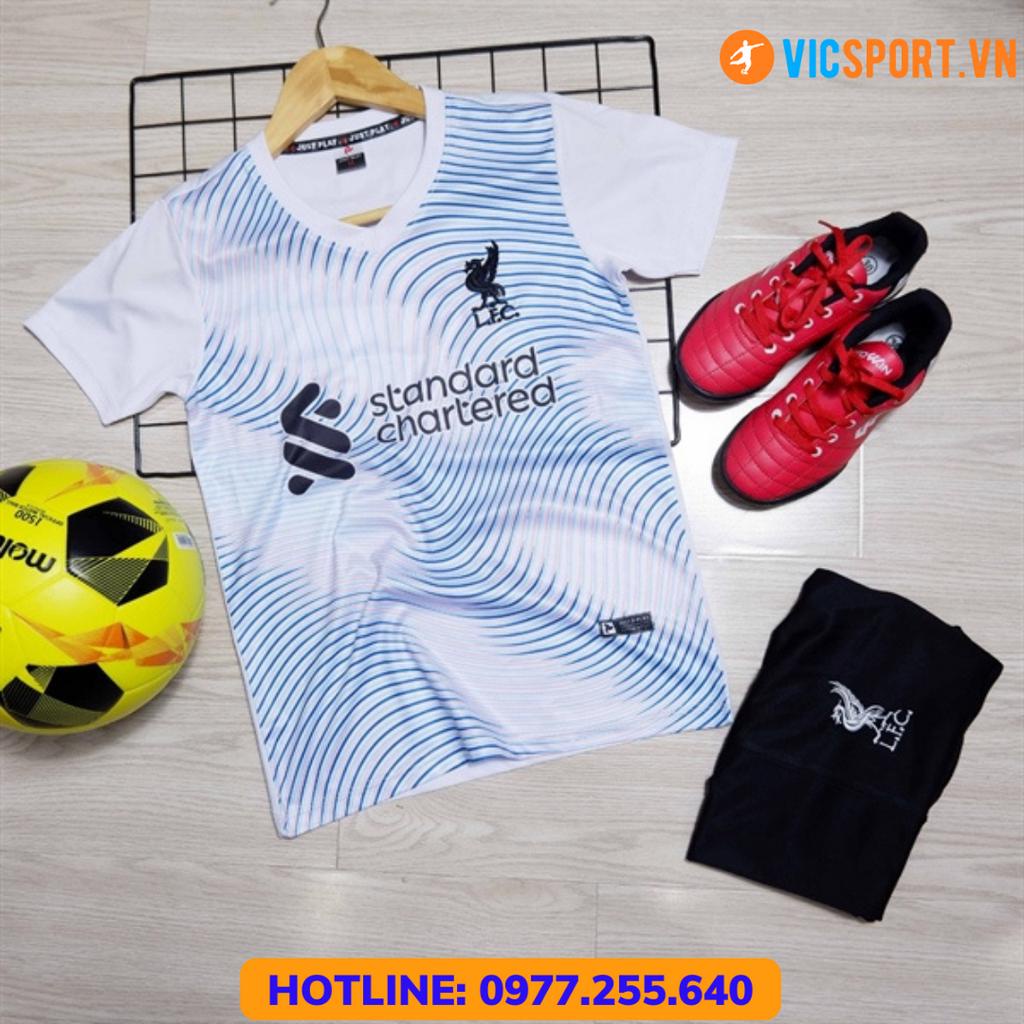 Áo Bóng Đá Trẻ Em, Quân Áo Đá Banh cho bé CLB Liverpool 2023 -  2024 thun lạnh - Vicsport