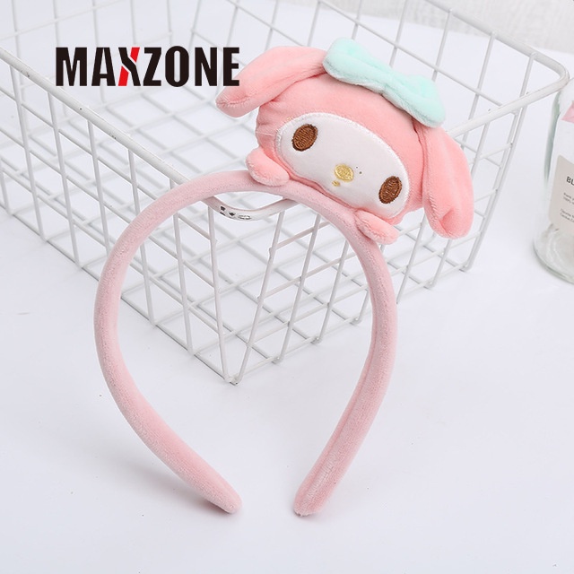 Maxzone Băng Đô Lông Xù Hình Nhân Vật Hoạt Hình My Melody Purin Dog Kitty Cinnamoroll Dễ Thương Ngọt Ngào Làm Quà Tặng Cho Bé Gái