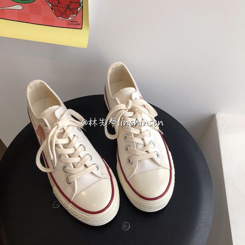 [ORDER] GIÀY ULZZANG QUẢ ĐÀO CỔ THẤP TONE TRẮNG HỒNG XINH | BigBuy360 - bigbuy360.vn