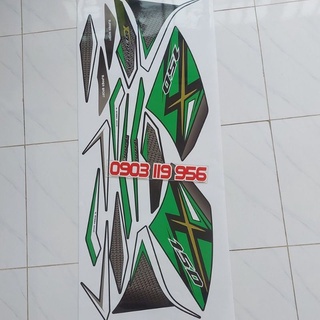 Tem rời winner x đen phối xanh y mẫu 100%