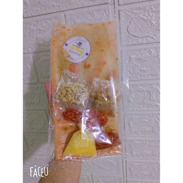 Bánh tráng dẻo tôm bơ me