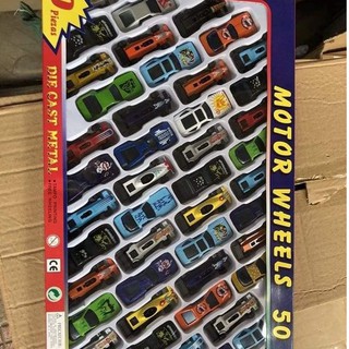 Set 50 Ô Tô (Oto) Sắt Cho Bé Vui Chơi