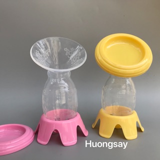 Cốc,phễu hứng chứa sữa mẹ silicon