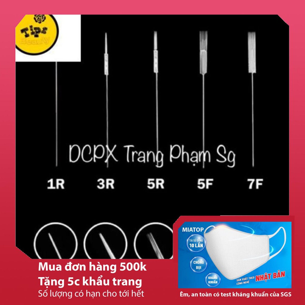 KIM 1 PHỔ THÔNG (máy phổ thông, máy rồng, máy gù) ( phun xăm thẩm mỹ)