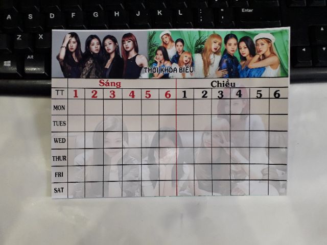 Thời khóa biểu blackpink mới mẫu mã đa dạng