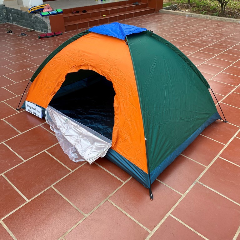 Lều Cắm Trại Lều Du Lịch Tự Bung Gấp Gọn Chống Nước 2-3 Người ( 2x 1.5 x 1.4 m) Giao Màu Ngẫu Nhiên