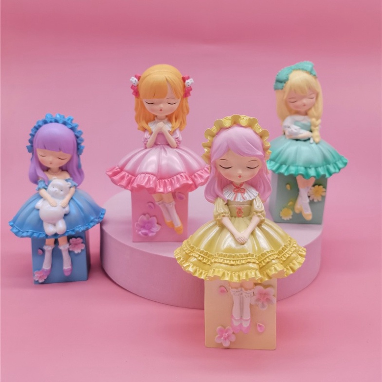 búp bê trang trí banh kem [FREESHIP❤️] tượng em bé gái