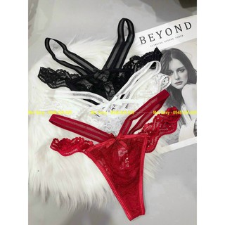 Quần lót ren - Lọt khe nữ - Quần chip lọt khe sexy ren LK86
