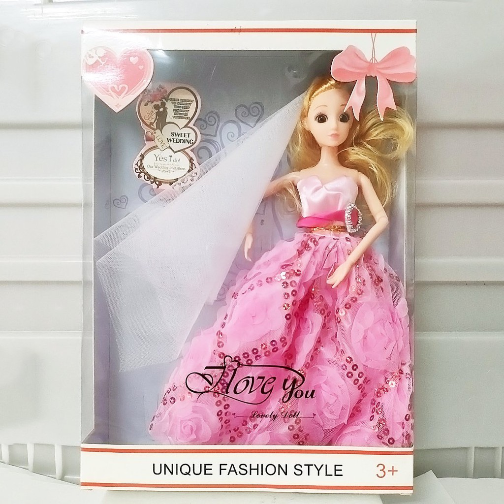 Búp bê công chúa-Búp bê Barbie xoay các khớp (chân, tay, vai, cổ)