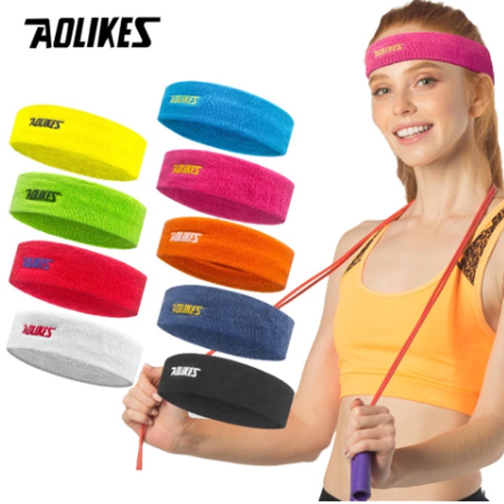 Băng đô thể thao thấm hút mố hôi trán Aolikes DR2