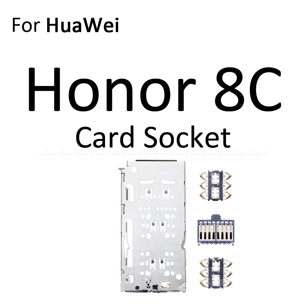 Khay Đựng Thẻ Sim Cho HuaWei Honor 8C 8X 8A Pro Micro SD
