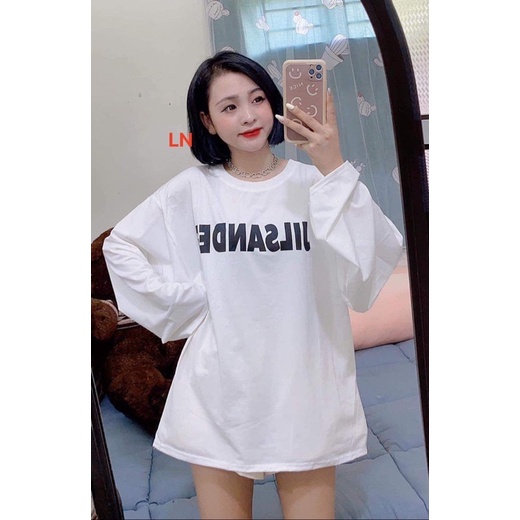 Áo 3D chữ ngang tay dài LN11