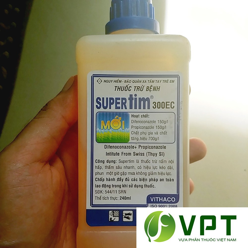 Thuốc trừ bệnh SuperTim 300EC - Đặc trị đốm vàng, đốm vòng