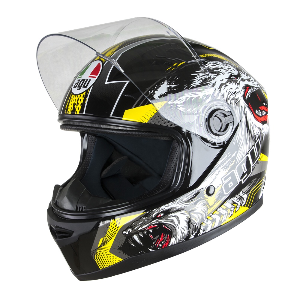 [Mã LIFEAU5SALE giảm 20k đơn 50k] COMBO mũ bảo hiểm AGU tem sói vàng + tai và đuôi