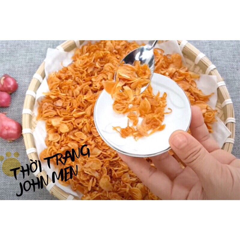 300Gr HÀNH PHI KHÔ ĂN KÈM VỚI BÁNH TRÁNG TRỘN