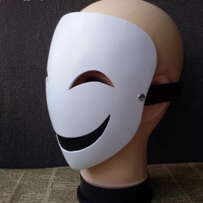 Mặt nạ hóa trang nhân vật HIRUKO Jabbawookeez hacker màu trắngđộc đáo hóa trang halloween trung thu