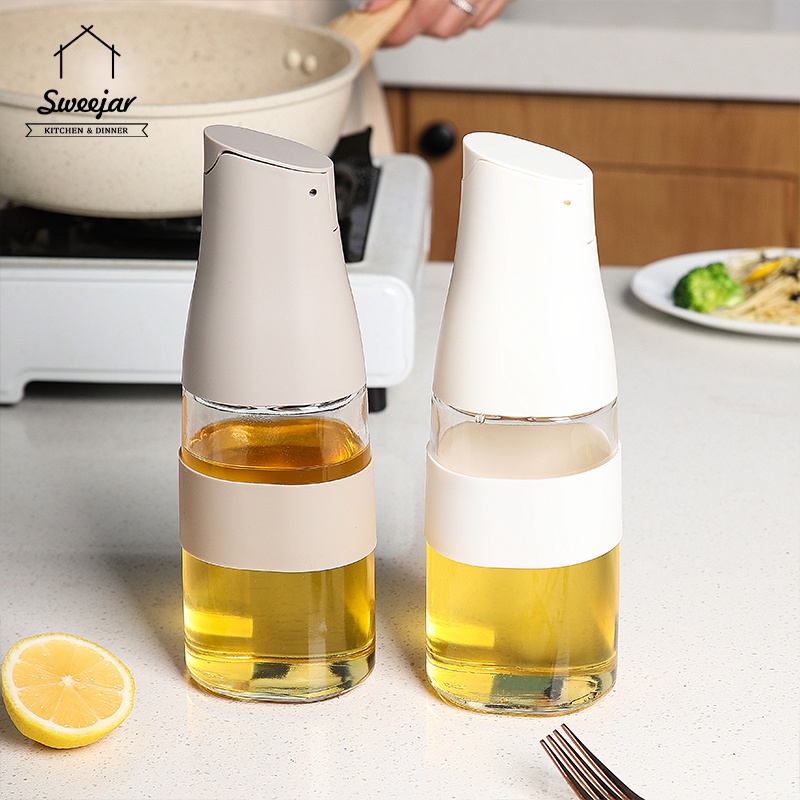Bình đựng dầu ăn/ giấm SWEEJAR bằng thủy tinh nắp lật tự động dung tích 500ml