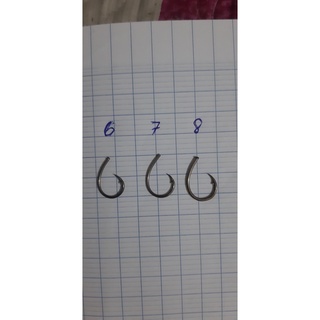 Lươi cấm câu cá lóc HL  1 bịch 100 lưỡi