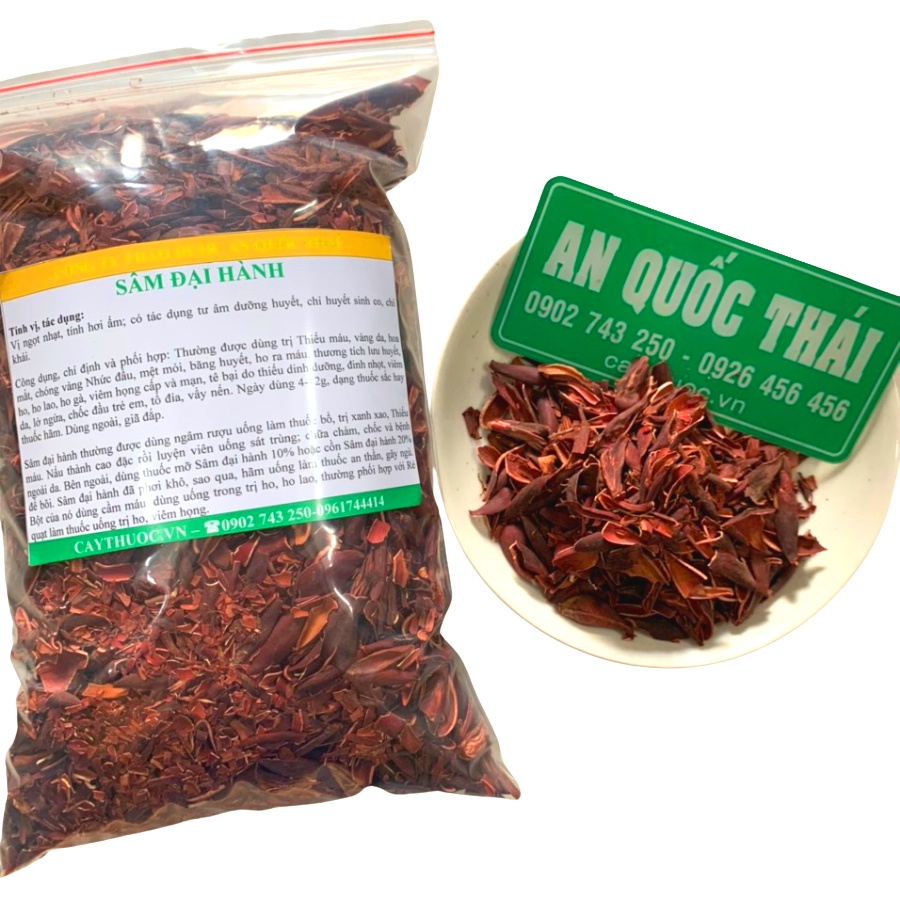 Sâm Đại Hành Khô (Tỏi Đỏ) 500g, Củ Sâm Hành Bổ Máu, Tốt Cho Người Thiếu Máu, Kém Ăn
