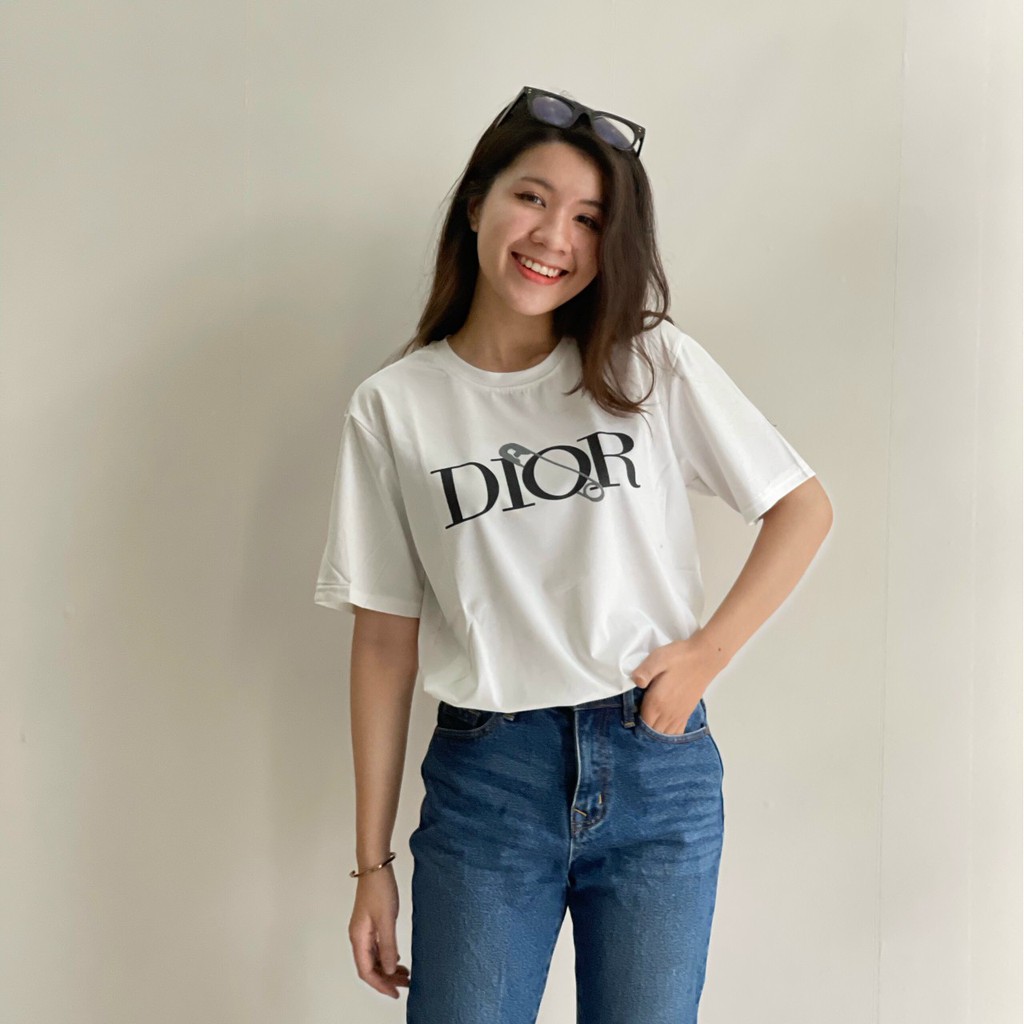 Áo thun nam ngắn tay cổ tròn DIOR