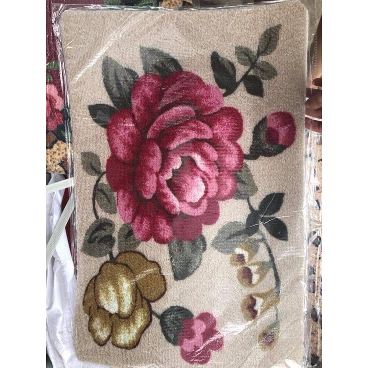 Thảm Lau Chân 3D [ SIÊU HOT ] Thảm lau chân 40x60cm HÀNG DÀY DẶN KHÂU VIỀN