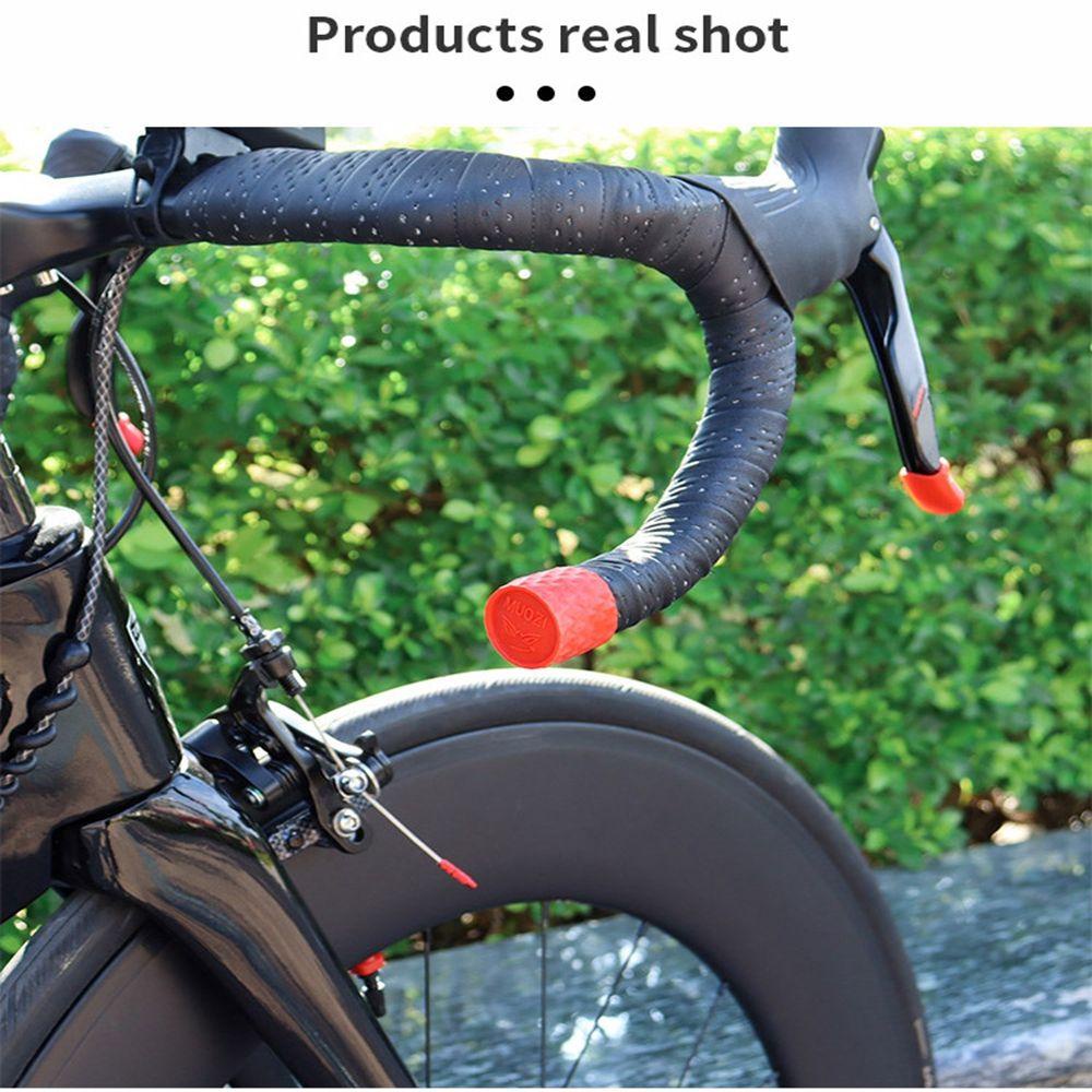 LAY 1 Cặp Dây Silicone Bảo Vệ Tay Lái Xe Đạp 5 Màu