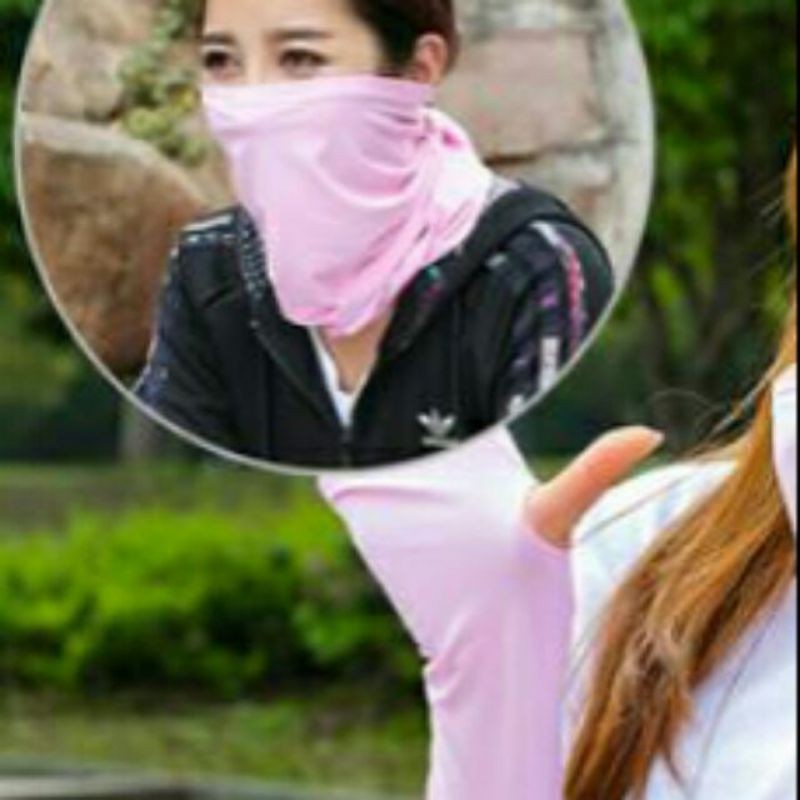 Bộ găng tay khăn che mặt