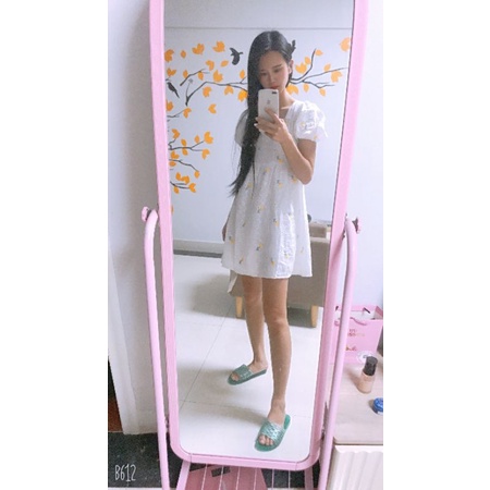 ĐẦM BABYDOLL HOA NHÍ ĐỦ 3 MÀU 💯 ẢNH THẬT