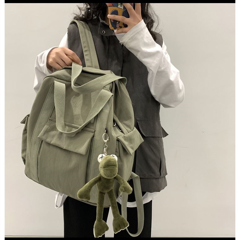 Balo nữ ULZZANG hàn quốc  đặc biệt hơn nữa là chống nước cực tốt thêm dây xách hot streen phong cach