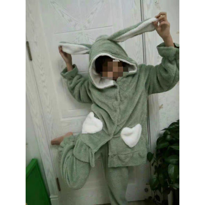 ORDER_ N20 Bộ Ngủ Thỏ Bông 2 Màu Ulzzang | BigBuy360 - bigbuy360.vn