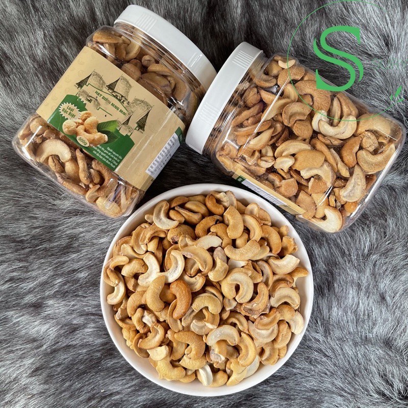 500GRAM Hạt Điều Rang Muối SẠCH VỎ LỤA chuẩn