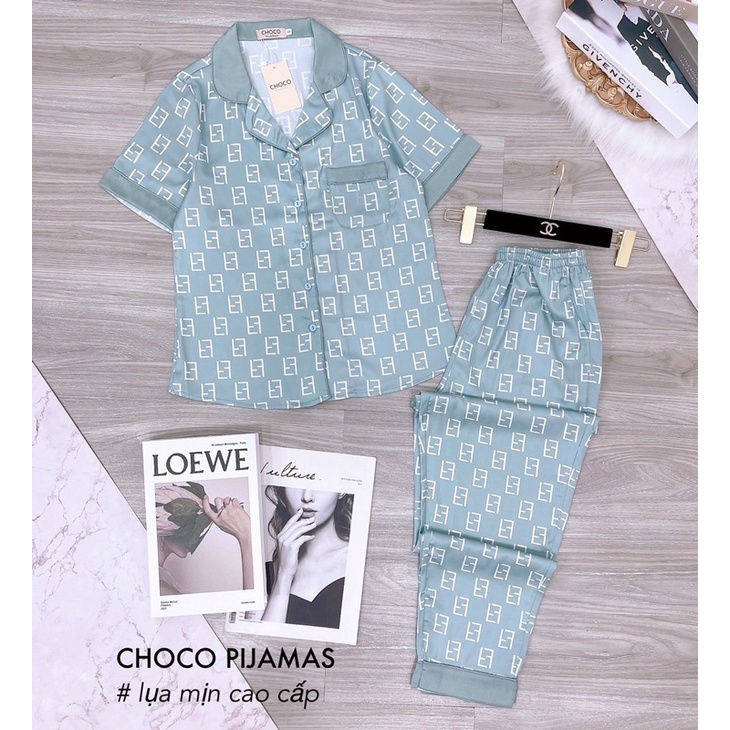 Đồ bộ pijama nữ quần dài áo dài tay bộ lụa đẹp bộ mặc nhà cao cấp giá rẻ nhất shopee