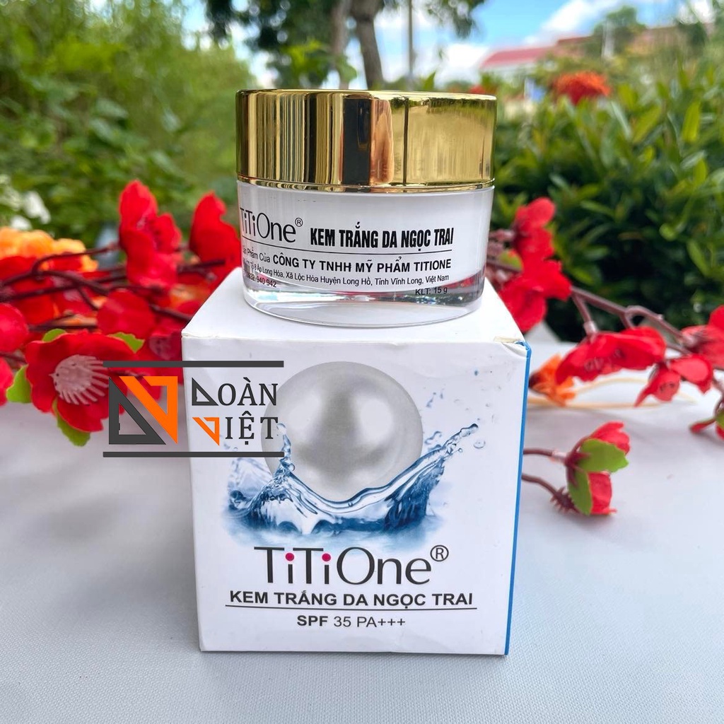Kem FACE Titi One - Mờ THÂM NÁM, se khít lỗ chân lông, Tái tạo da , chống nắng. Chiết xuất bột ngoc trai an toàn cho da