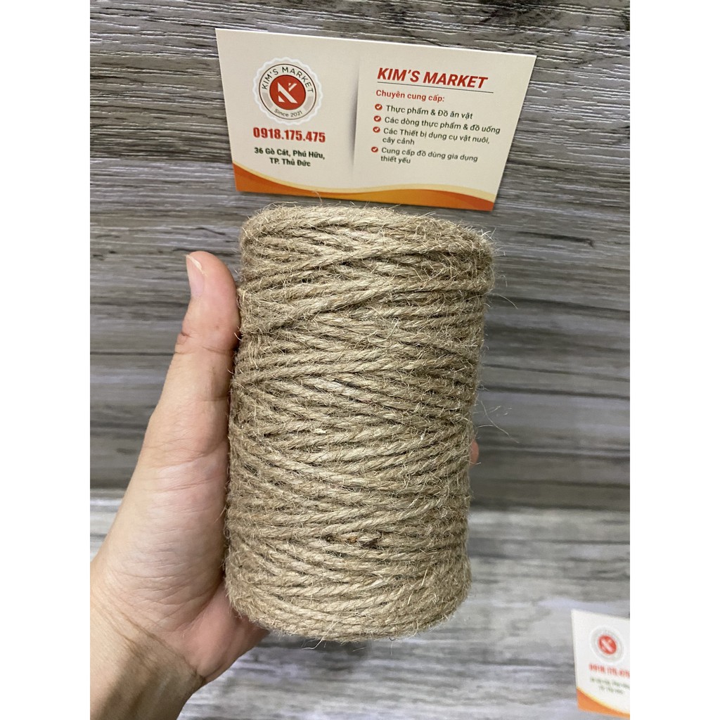 1 cuộn dây bố xơ dừa (200gr khoảng 100m)