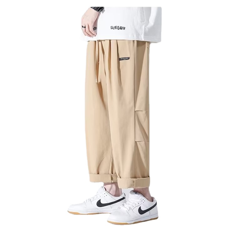 Quần Dài Dáng Rộng Lưng Thun Thoải Mái Phong Cách Hàn Quốc Thời Trang Cho Nam size M-3XL