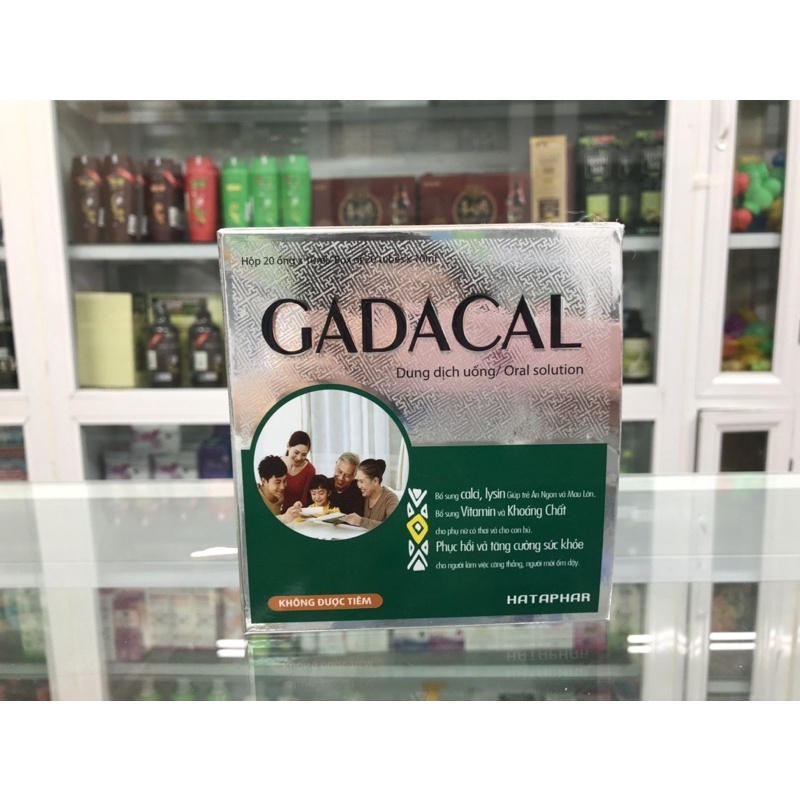 Gadacal bổ sung vitamin,tăng đề kháng cho cả gia đình