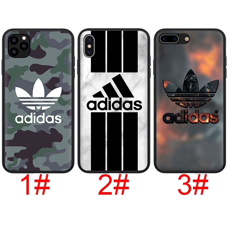 Ốp điện thoại in logo Adidas cho iPhone 11 Pro XS Max XR X 8 7 6S 6 Plus 5S 5 SE 2020