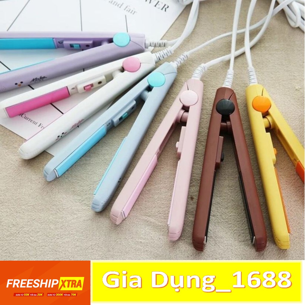 Máy uốn duỗi tócCAM KẾT CHUẨNMáy là tóc mini socute HT0173(TUYỂN SỈ)