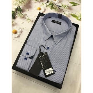 (OWEN SALE) ÁO SƠ MI AR90159D MẪU MỚI 2020 kẻ nhỏ lịch thiệp- Owen Hà Nội