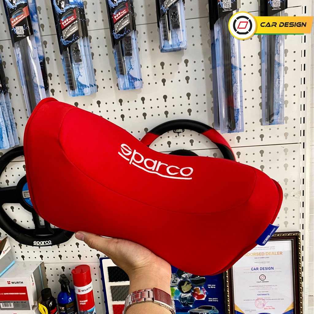 Gối Tựa Đầu Sparco Mẫu Chữ U Thể Thao - Hàng Chính Hãng