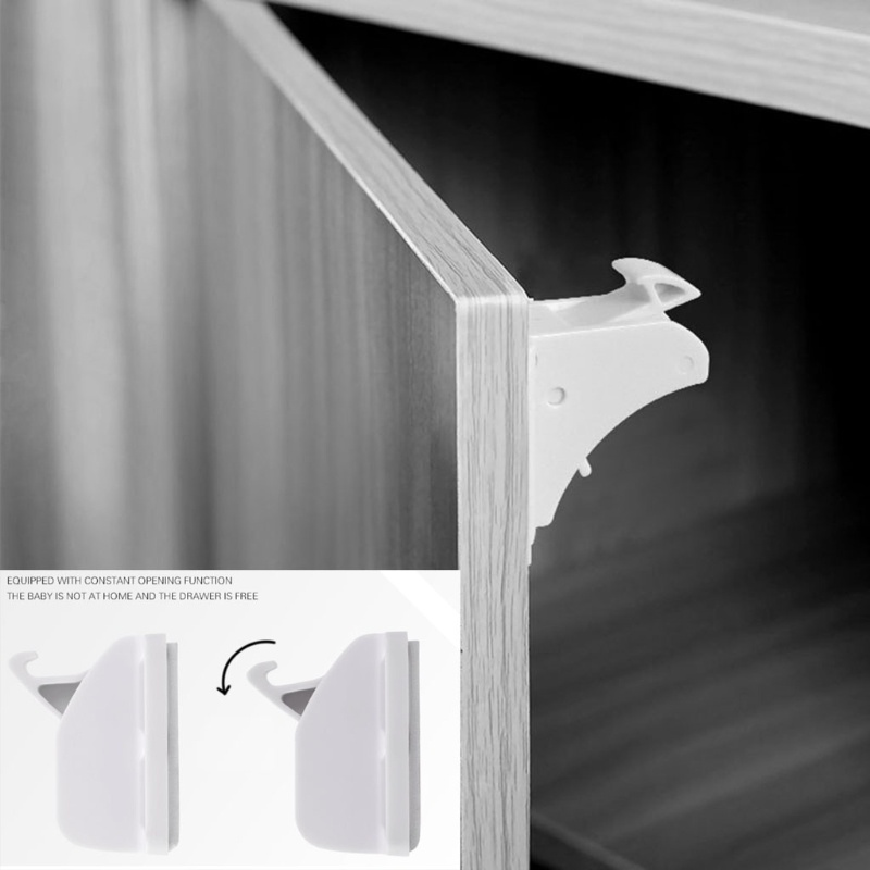 Khóa Ngăn Kéo Tủ An Toàn Không Cần Khoan Kích Thước 3 5x2 5cm 1 38x0 98in