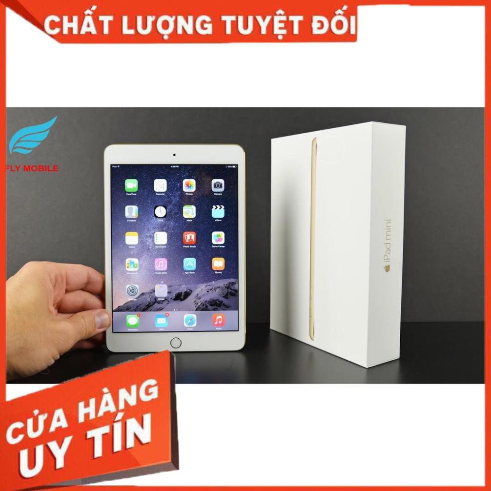 Máy tính bảng iPad mini 4 64GB/32GB/16GB, 4G wifi chính hãng mới 99%, màu Bạc/Vàng/Xám