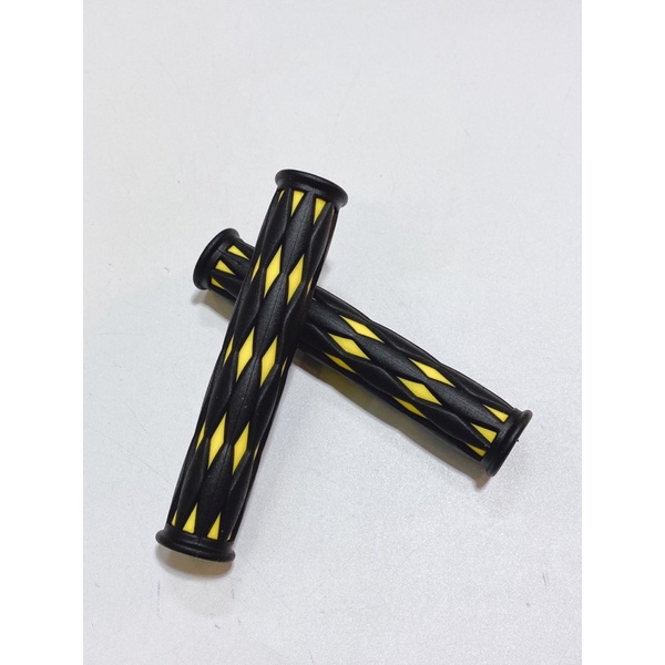 Cặp cao su tay thắng loại dày cho xe máy, cao su tay phanh đen sọc màu