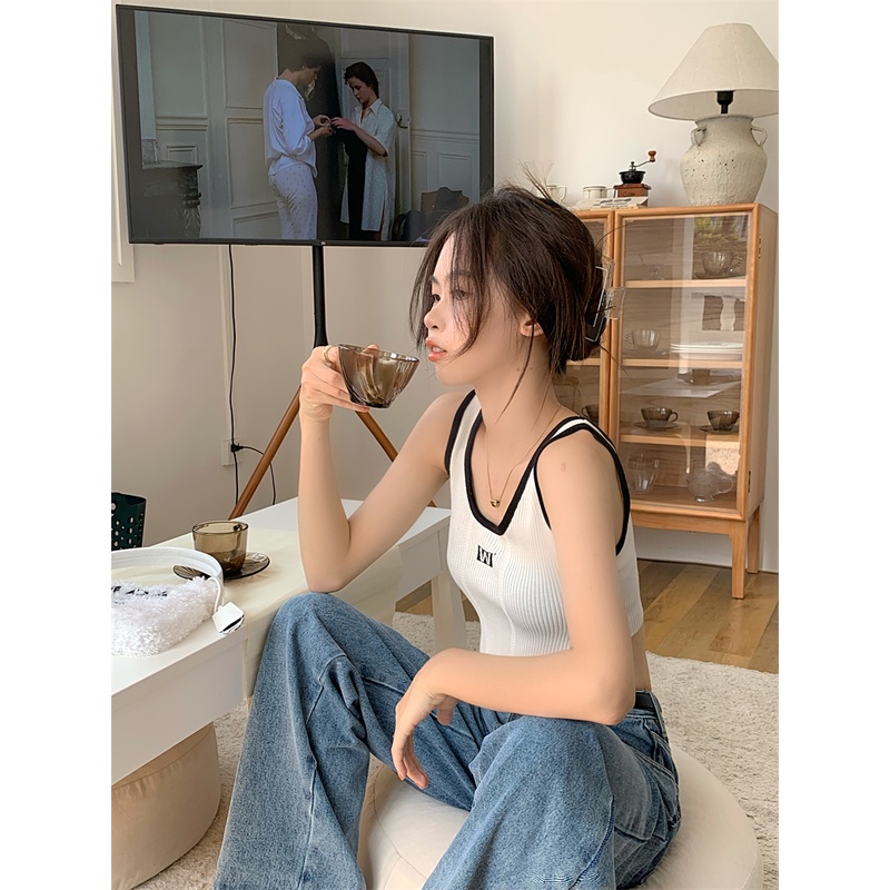 Áo Hai Dây Phong Cách Hàn Quốc Thời Trang Mùa Hè 2022 Cho Nữ