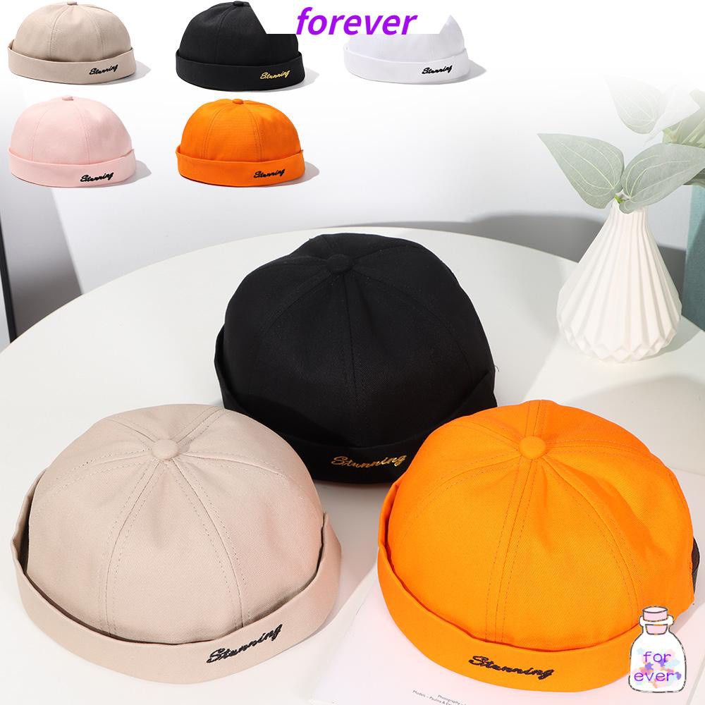 Forever Mũ Bóng Chày Bằng Cotton Không Vành Phong Cách Hip Hop Đường Phố Có Thể Điều Chỉnh Nhiều Màu Dành Cho Nam Nữ