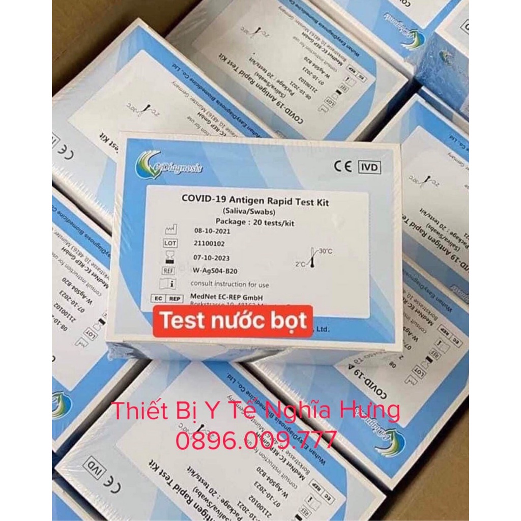 TEST NHANH-BỘ TEST NƯỚC BỌT Antigen Của Đức,Test nhanh tại nhà......