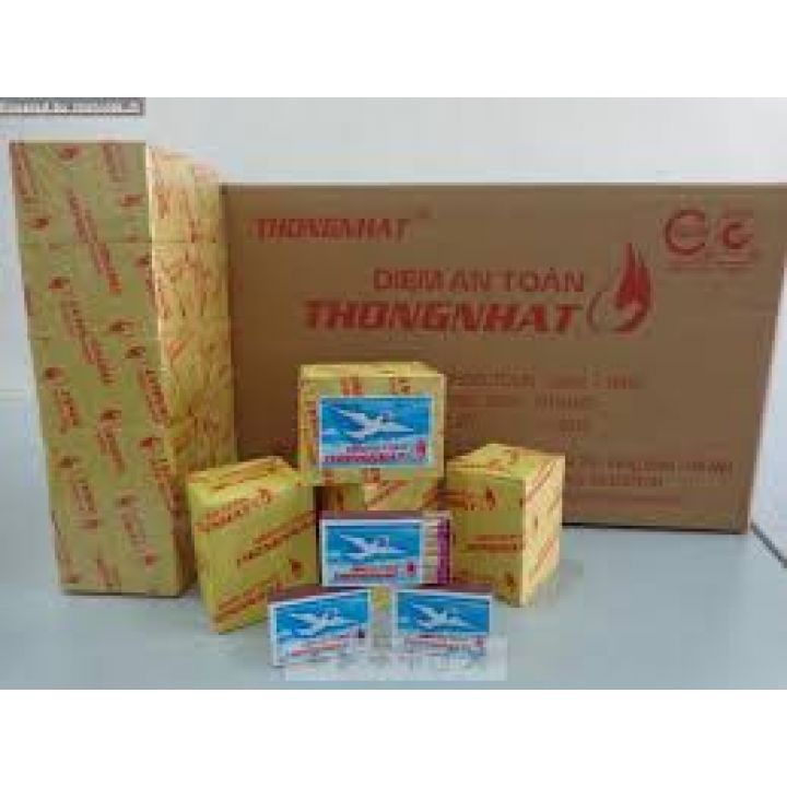 Lốc 100 hộp diêm thống nhất an toàn, chất lượng